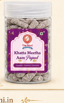 Khatta Meetha Aam Papad jar