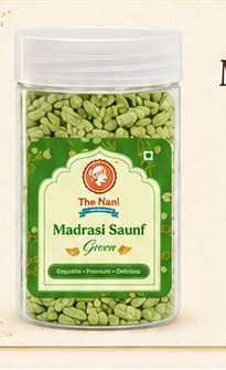 Madrasi Saunf Green jar