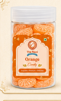 Orange Candy jar